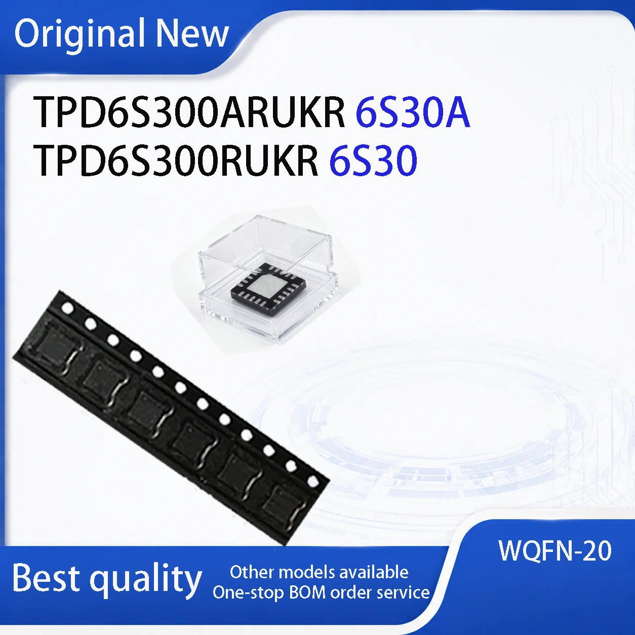 5-30 PCS)NEW TPD6S300ARUKR TPD6S300RUKR TPD6S300A TPD6S300 6S30A 6S30 IC WQFN-20 chip