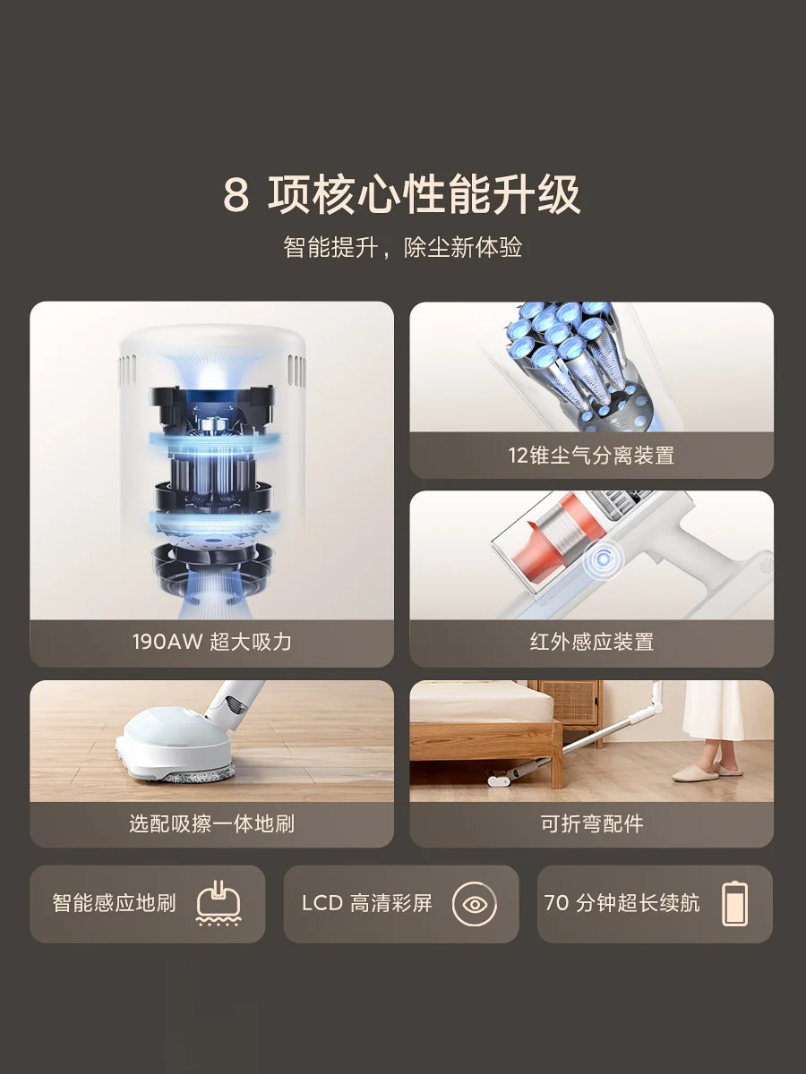 2024xiaomi Mi Home Handheld Wireless Vacuum Cleaner 2Pro Home Vacuum Cleaner