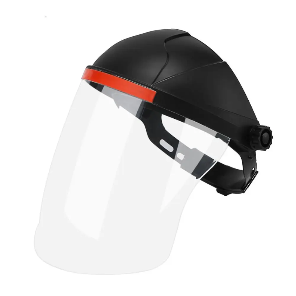 PC Plastic Welding Protective Mask Transparent Flip Front Visor Welding Helmet Full Protection Anti-UV Protective Face Cover