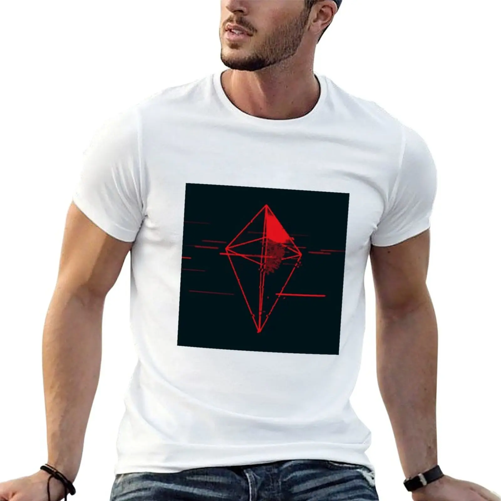 No Man's Sky Glitch T-Shirt Durable Work Wear T-Shirt
