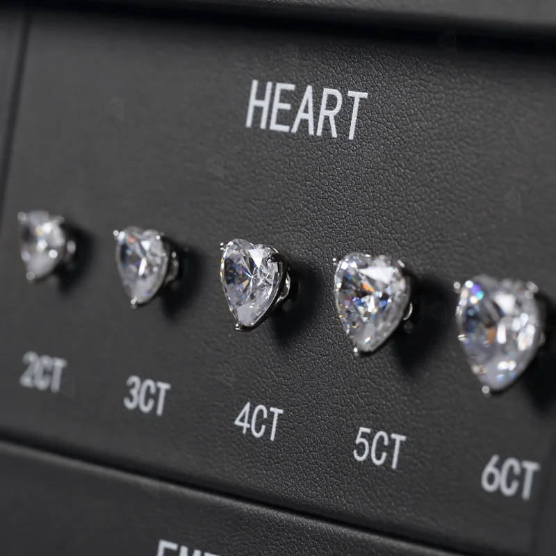 HMJ Jewelry Tools Caliper Diamond Carat Size Shape Customize Comparison Magnetic Ring Gem Base 10 Cuts 0.5-6CT for Jewelry Store