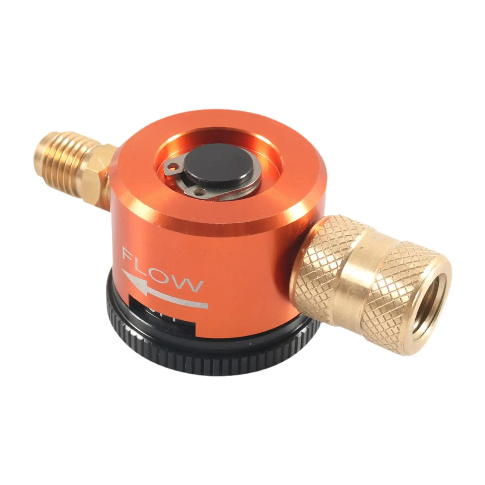Purging Tool, Regulator,up to 200 PSI 1/4" Fitting Adjustable Purge Tool Orange