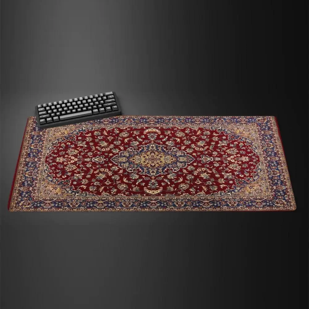แผ่นรองเมาส์ลายเปอร์เซียพรีเมียม ขายดี แผ่นรองเมาส์ขนาดใหญ่ แผ่นรองโต๊ะ กันลื่น ซักได้ ใช้ได้ทั้งที่บ้านและที่ทำงาน
