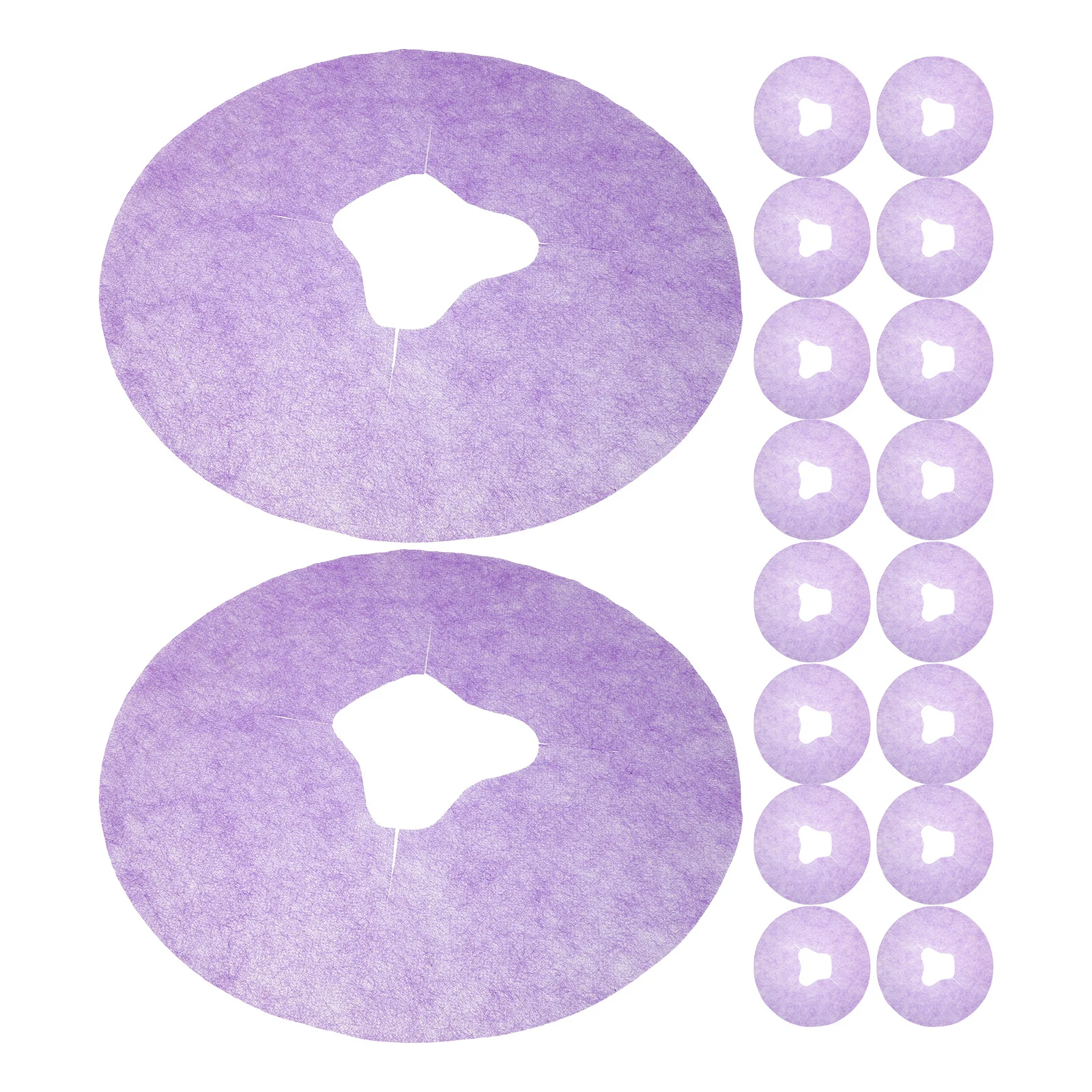 

400Pcs Disposable Massage Table Face Covers Non-Woven Spa Bed Sheets Soft Hole Towels Salon Covers