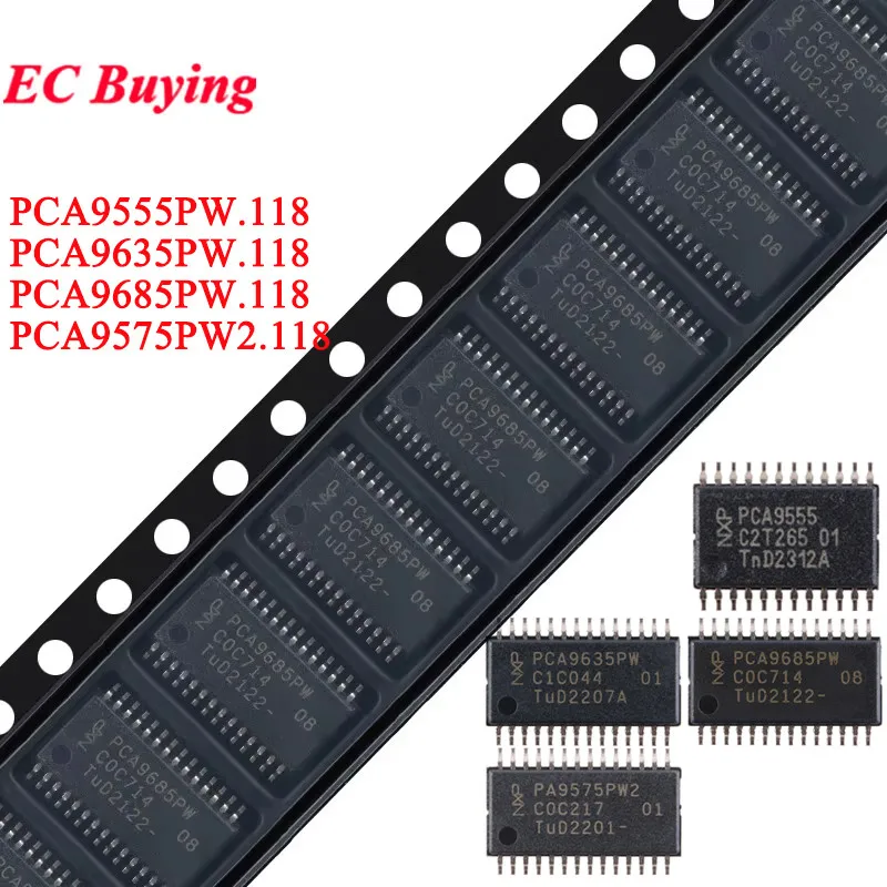 1-10Pcs PCA9685 PCA9685PW,118 PCA9635PW,118 PCA9575PW2 PCA9555 I2C 5V Voltage Source LED Controller Chip IC Integrated Circuit