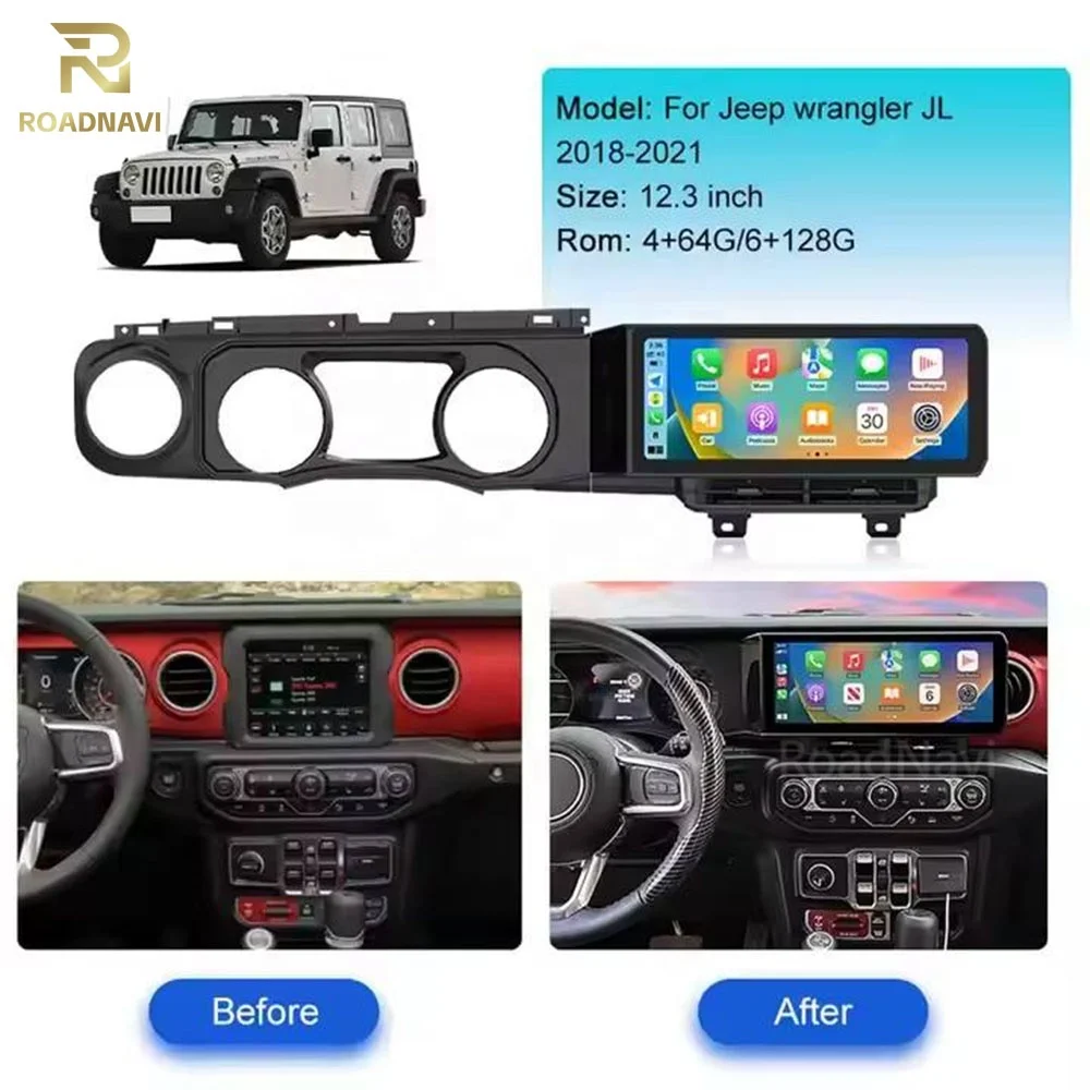 15 "13 Auto Radio CarPlay GPS Navi 360 Kamera USB MP3/MP4 Player DSP Für Jeep Split Bildschirm umkehr Hilfe