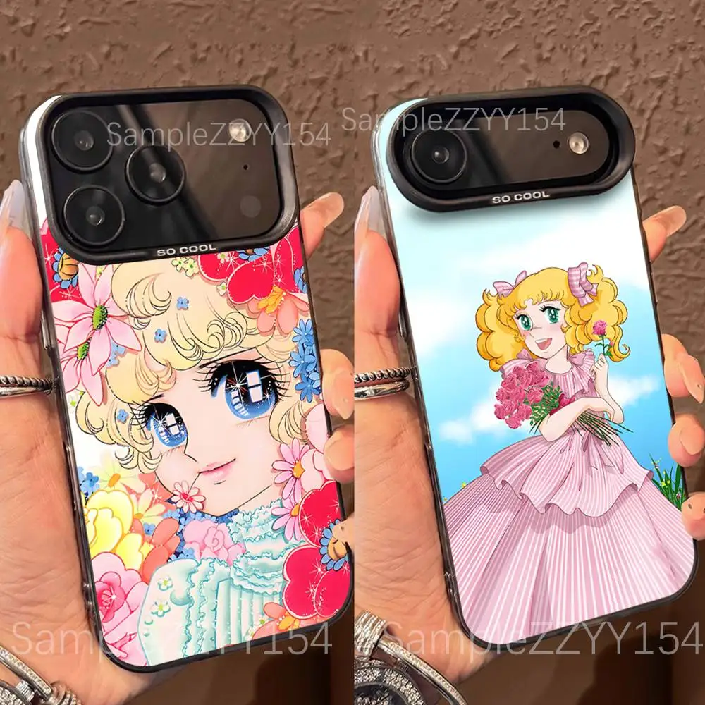 

Candy Candy Anime Phone Case For IPhone 15,16,17,13,14,11,12,Pro,Max,Plus,E,Air,Mini Gray Matte Shockproof IMD Cover