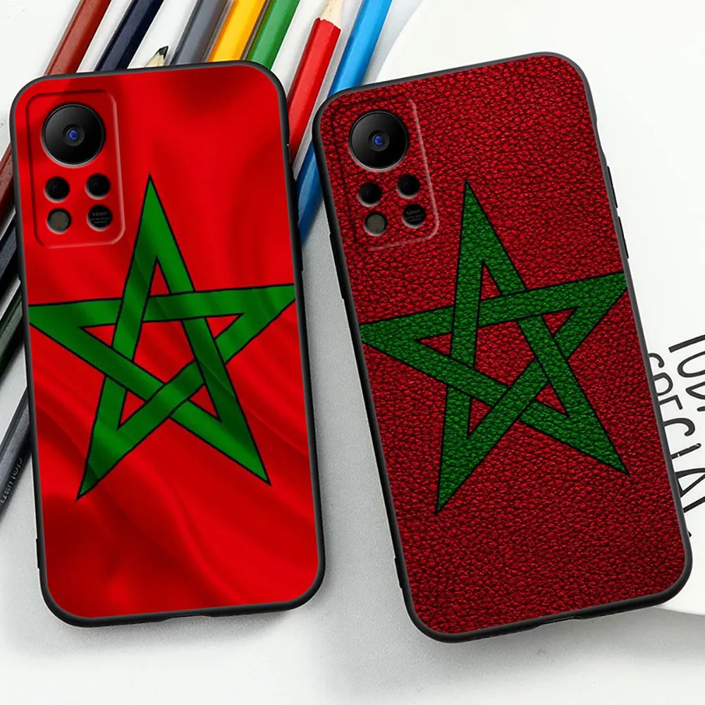 Moroccans Morocco Flag Passport Case For Infinix HOT 30 30I 20 20S 20I 12 12I 11 11S 10 10S 10I PLAY Tecno Smart 8 6 5 Pro Cover