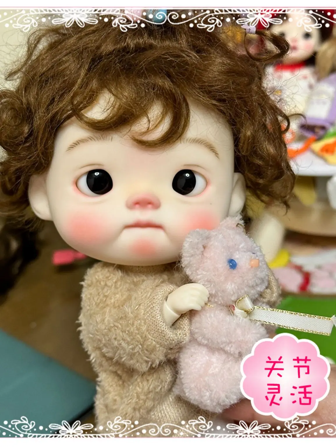 New legal BJD Doll Small Cloth 1/6 Dian Girl Fish SD Cute Naked Joint Movable Resin BB in Stock