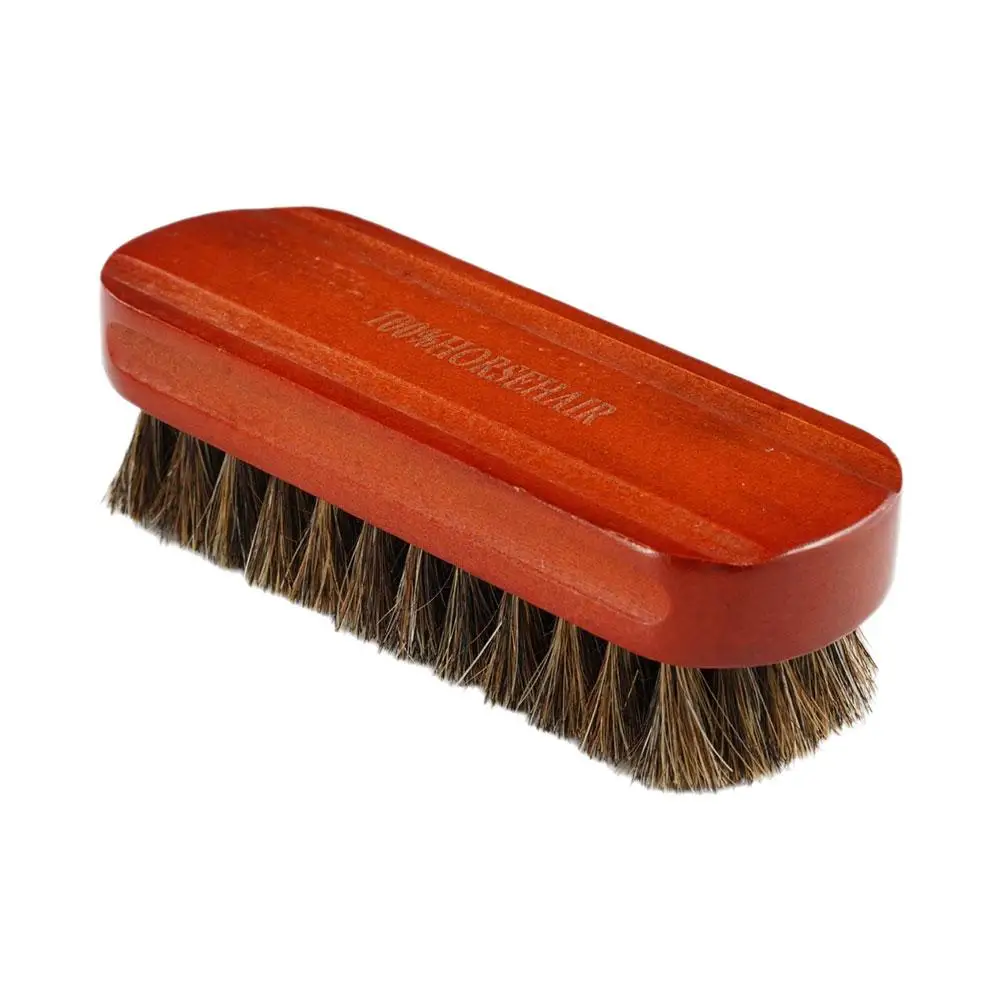 Brosse en crin de cheval à poils souples en bois massif, brosse de polissage pour détails de voiture, nettoyage de la poussière de voiture, brosse de polissage haut de gamme T8L8