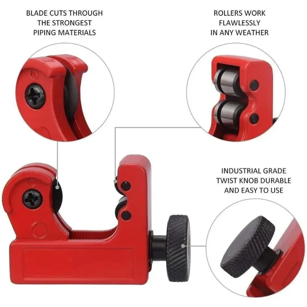3-16/3-22/3-28 Pipe Cutter Light Zinc Alloy Metal Pipe Cutter Pipe Cutter V2 Small Copper Pipe Cutter Arrow Cutter image 3