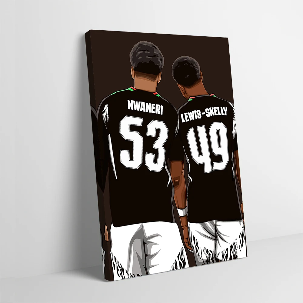 ملصق إيثان نوانري ومايلز لويس سكيلي مطبوع صور قابلة للتخصيص لوحة فنية جدارية على القماش هدية للديكور الداخلي