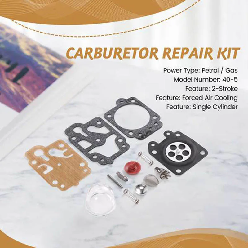 10 set Kit di riparazione carburatore per 40-5 44-5 32 34 26 decespugliatore tagliaerba parti di ricambio