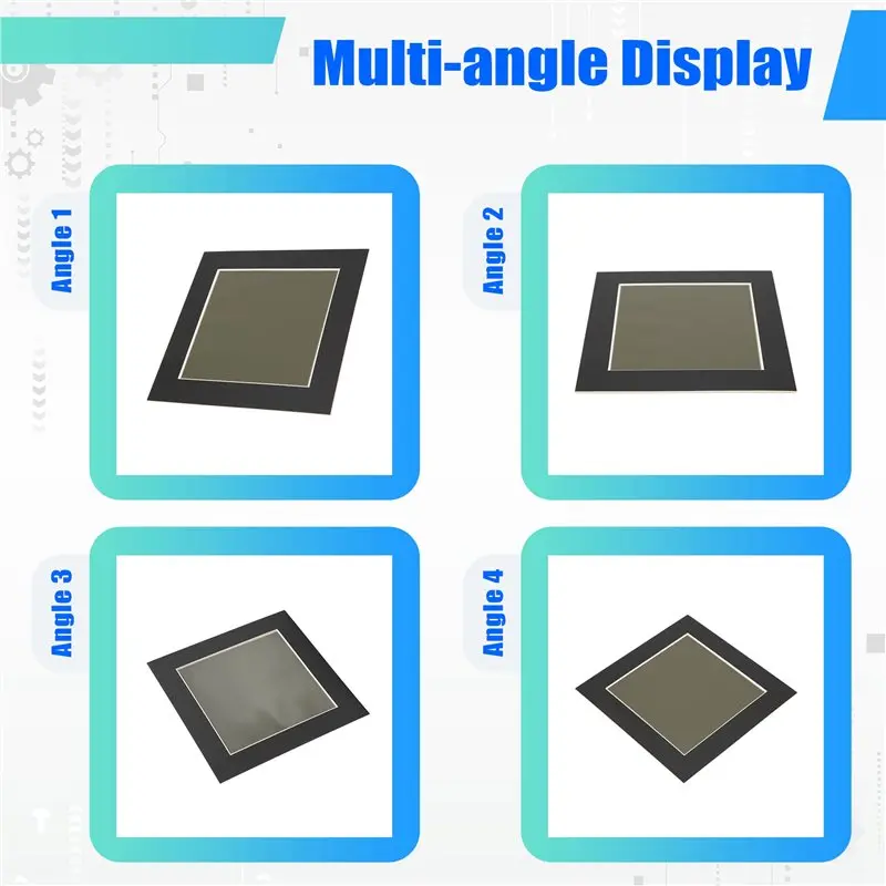 BHBL Magnetic Viewing Film, 4inchx 4inch Magnetic Field Viewer for Scientific Projects,Reusable and Automatic Recovery
