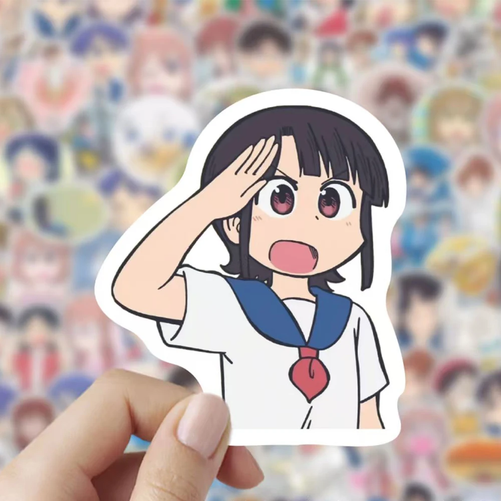 10/30/50/100pcs Funny Nichijou Anime Stickers Girls Yuuko Aioi Mio Naganohara Shinonome Nano Cartoon Sticker Decal Decoration