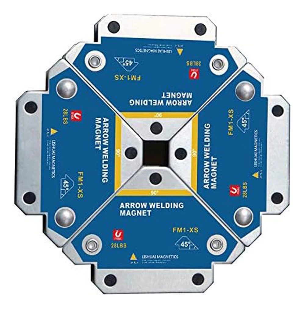 2 stücke 12,5 KG Magnetische Schweißen Halter Winkel Solder Pfeil Magnet Schweiß Fixer Stellungs Ferrit Halten Hilfs Locator Werkzeuge – Detail 2