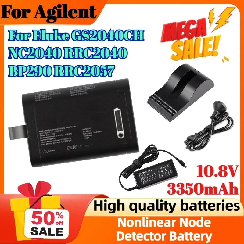 

Нелинейный аккумулятор для детектора узла 10,8 В, 3350 мАч для аккумулятора Agilent Fluke GS2040CH NC2040 RRC2040 BP290 RRC2057