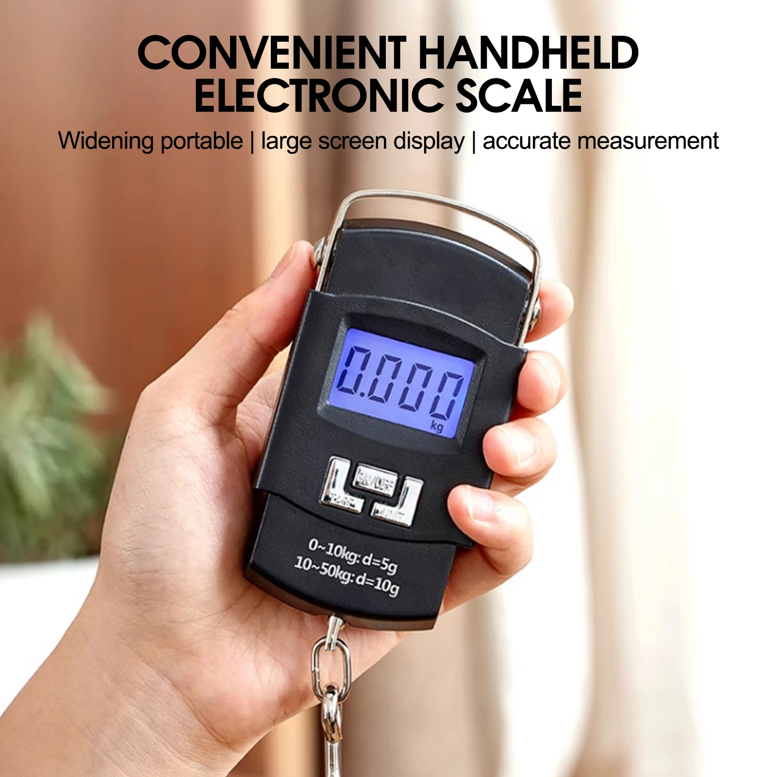 

Портативные рыболовные весы с электронным цифровым дисплеем для пресной и соленой воды, аксессуары для рыбалки на открытом воздухе