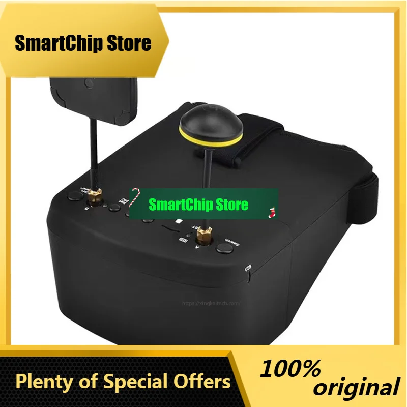 SmCp5 Inches 800x480 5.8G 40CH LCD 16:9 Display Ratio With DVR Dual Antenna Receiver Auto-Searching FPV EV800D Goggles For RC Dr