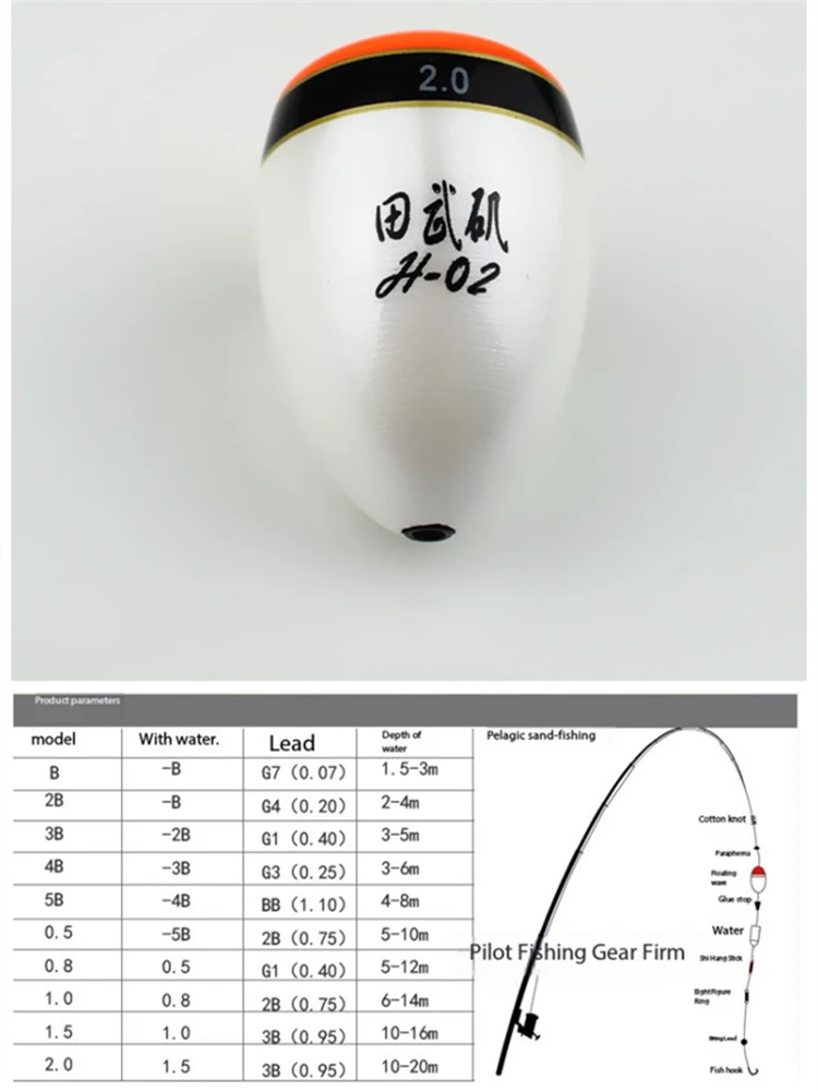 Tongmu Float, Sensitive Bullet type, Self Weight, Various Models, Collision Resistant, Accessories For Sea Rock Fishing Gear