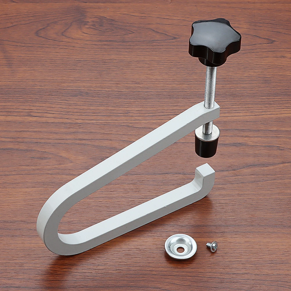 

Guitar Bridge Tool Silver For Acoustic Repair Durable Metal Guitar Bridge Clamp For Repair Suitable Folk Guitars Essential Parts