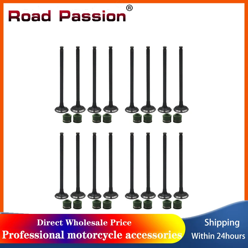 Road Passion Motorcycle Intake Exhaust Valve Stem Kit For YAMAHA FZR250 Genesis 1987-1988/FZ250 PHAZER250 1986 1HX-12111-00-00