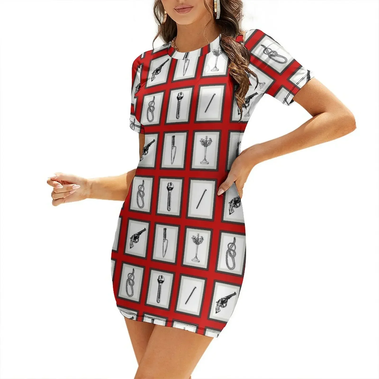 

Get a Clue Short-Sleeved Dress Party dresses Bridesmaid dress woman Woman clothes women's evening dress 2026