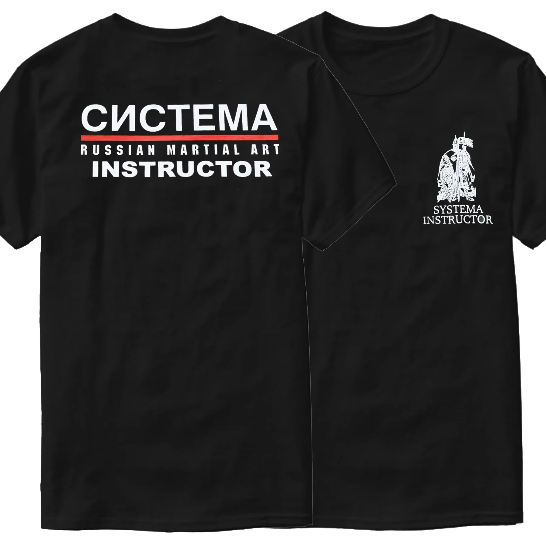 T-Shirt d'instructeur d'arts martiaux russes Spetsnaz Systema, 100% coton, col rond, manches courtes, décontracté, pour hommes, taille S-4XL