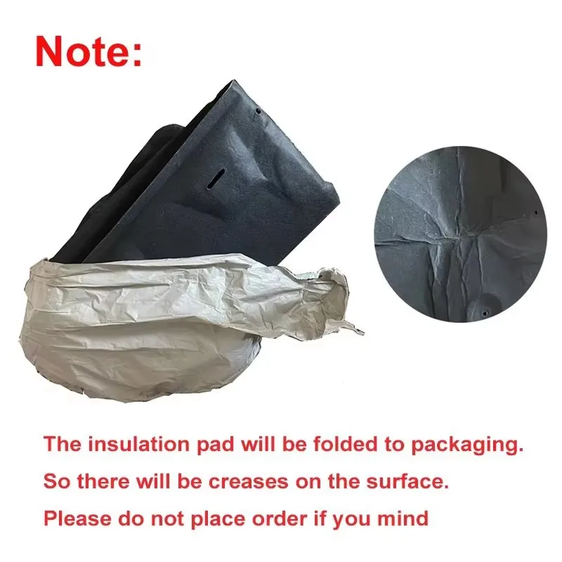 Engine Soundproof Heat Insulation Cotton With Buckle Firewall Mat Pad Cover Noise Deadener Cotton For Kia sportage R 2011-2017