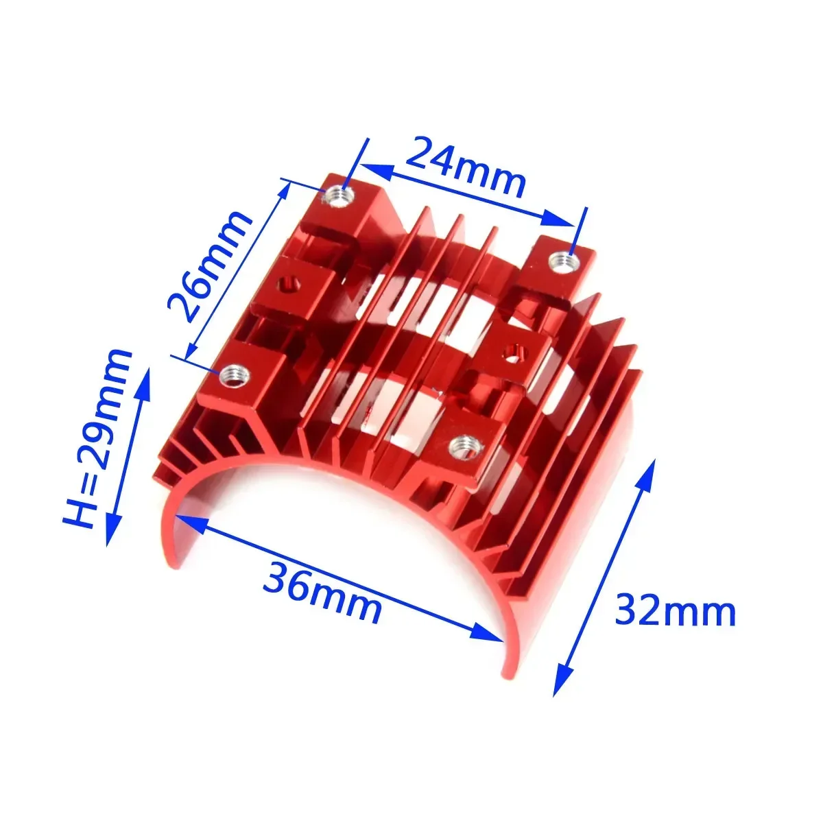 Neuer 36mm Bürstenloser Motor Kühlkörper 3650 3660 3674 550 540 Kühlkörperabdeckung Elektromotor für RC Auto HSP 7014