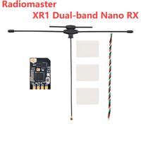 Radiomaster XR1 2.4GHz Sub-G 900MHz Dual-band Semtech LR1121 Transceiver Nano Multi-Frequency ExpressLRS Receiver