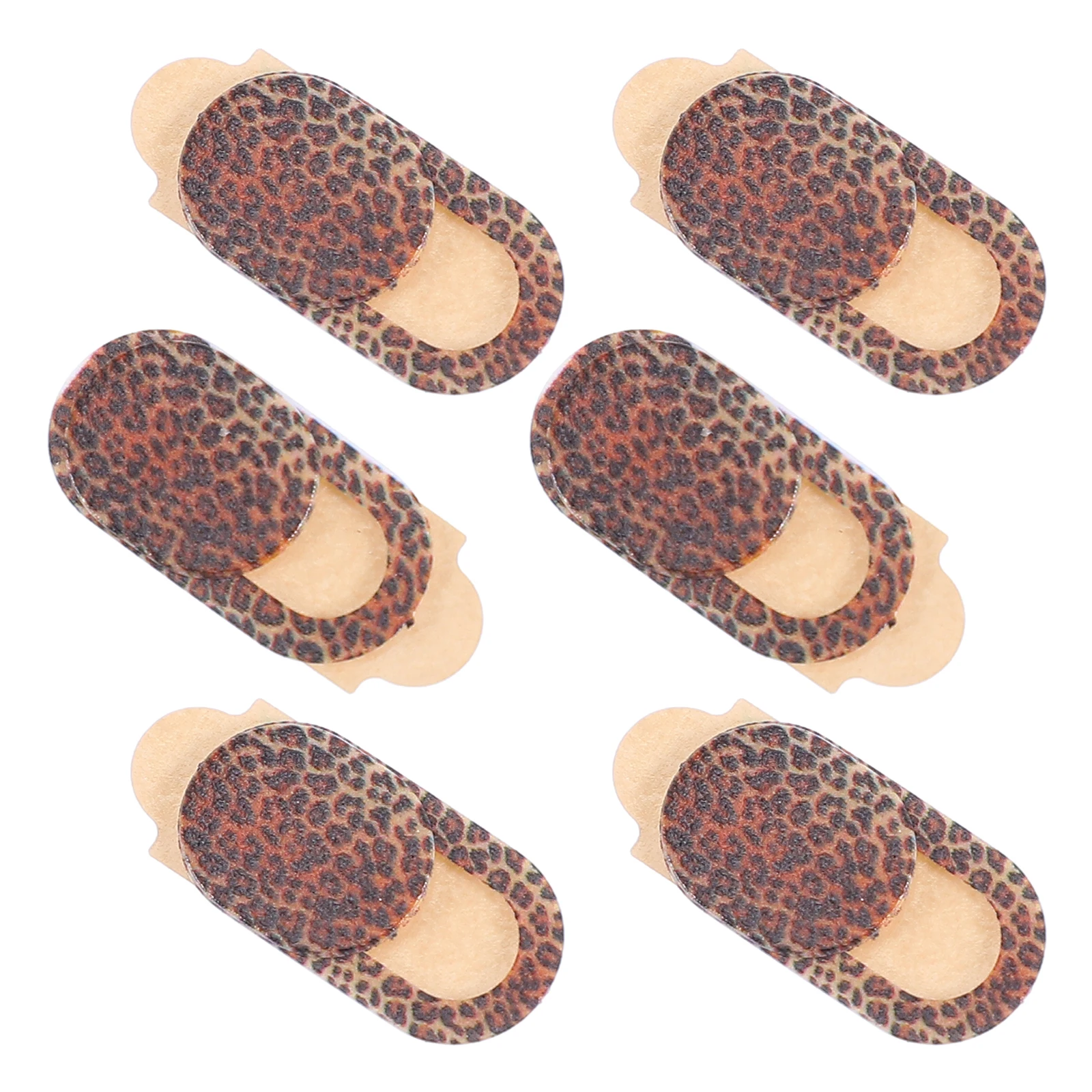 

6 Pcs Cover Leopard Webcam Flat Privacy Protector Covers Lovely