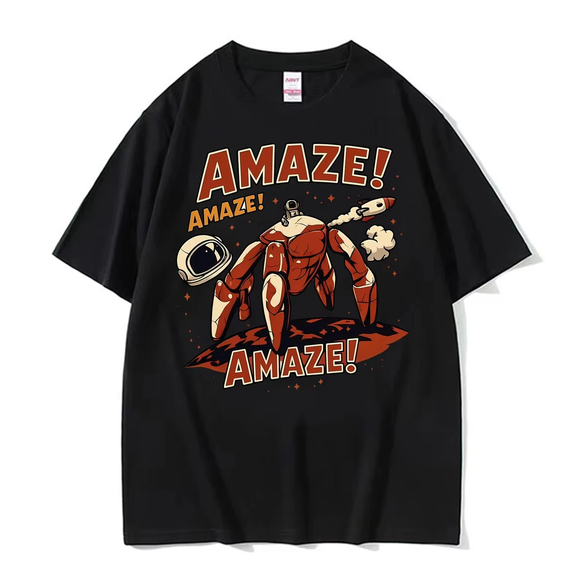 Funny Amaze Rocket Rocky Project Hail Mary T Shirt Men Women Fashion Vintage Short Sleeve T-shirts pure Cotton Tees Streetwear
