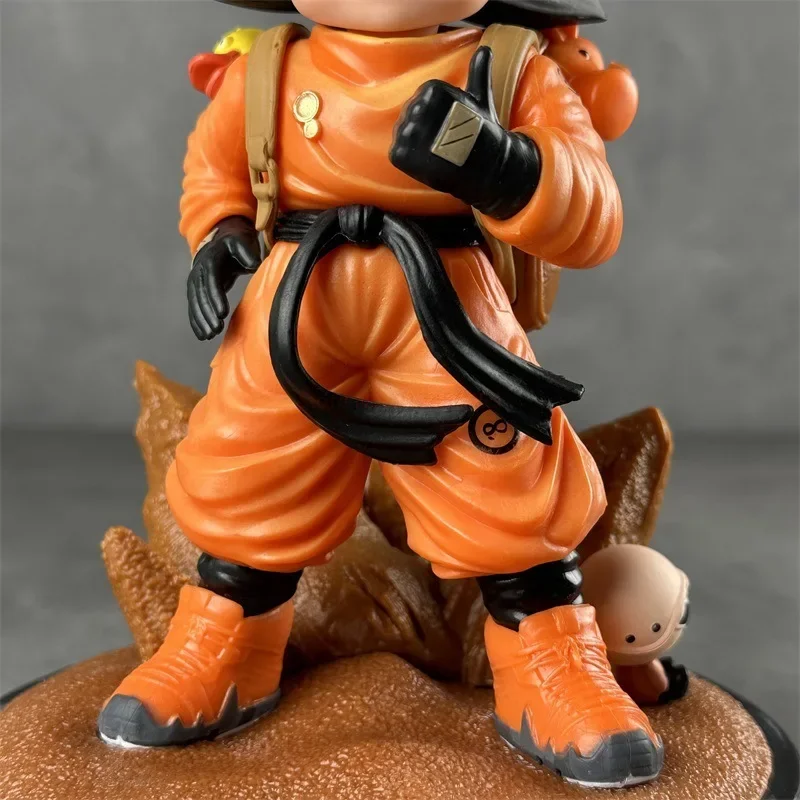 Figurine Dragon Ball de 22cm en PVC, Sou Goku, Anime, Tête de Resubdivision, Modèle de Statue de Collection, Jouets d'Ornement, Cadeau