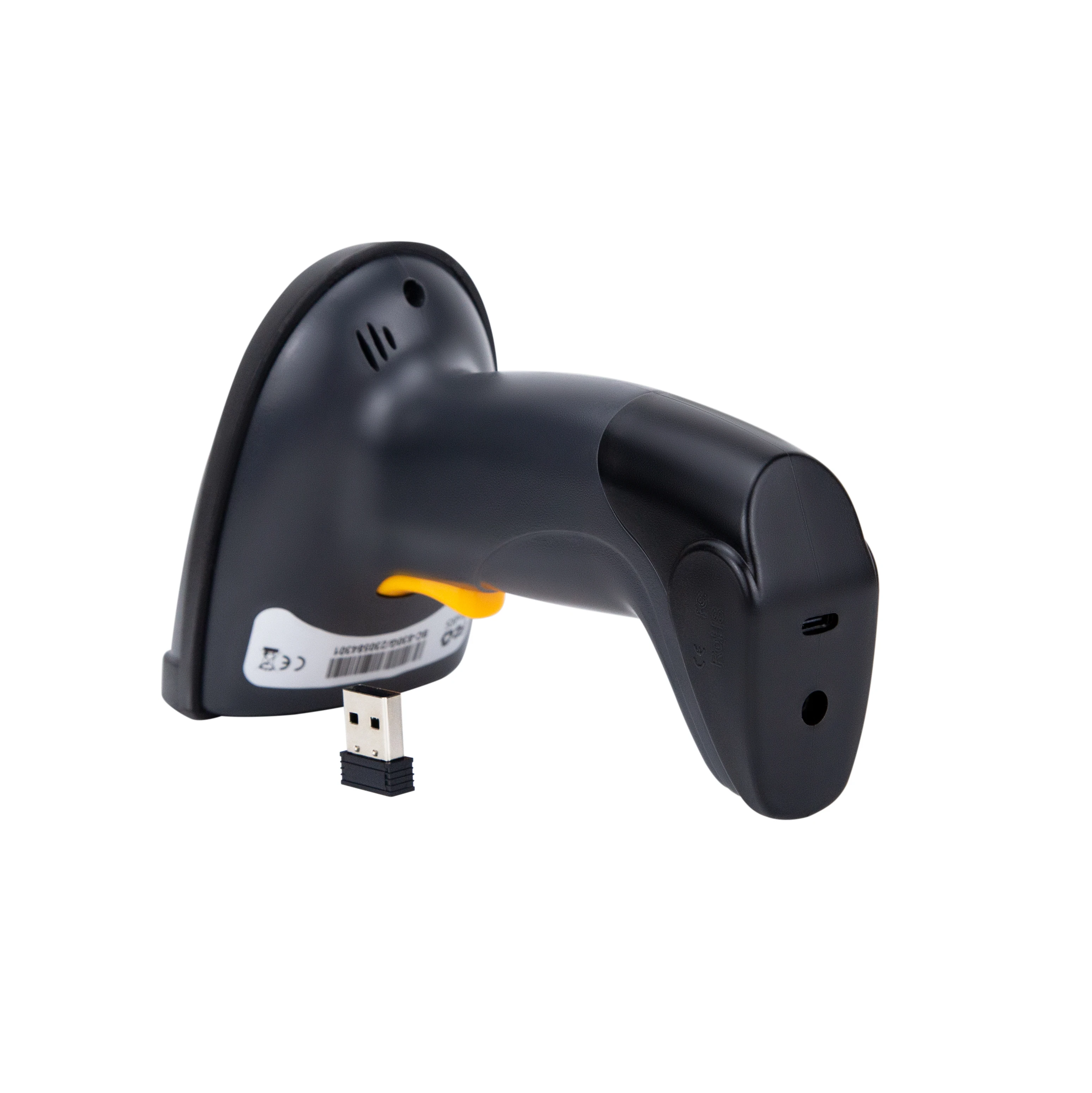 Wireless USB Handheld Barcode Scanner With Long Battery Life For 1D/2D Scanning 2.4G Technology Warehousing Logistics In Stock