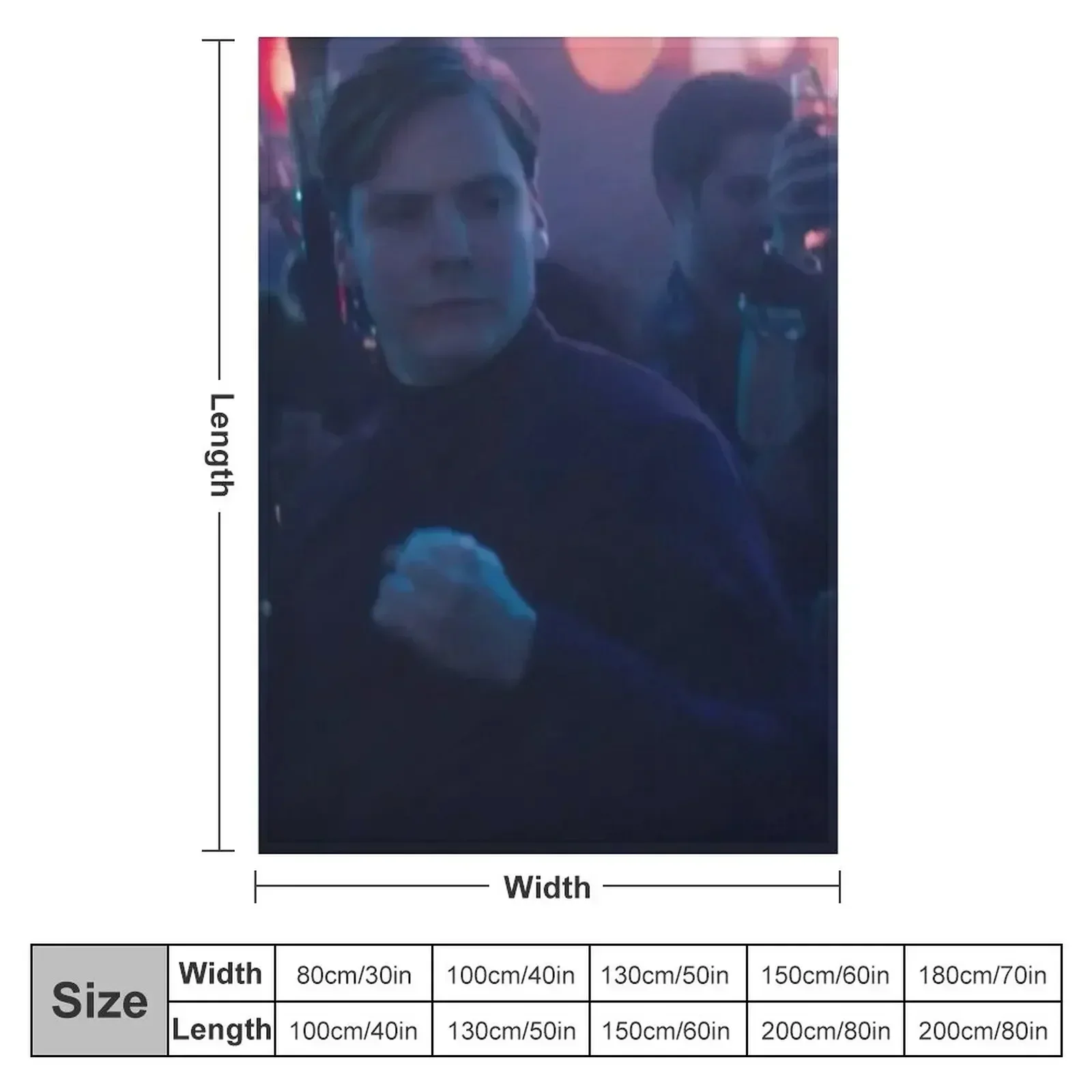 Baron Zemo Dancing Meme Throw Blanket couch cozy soft plush fuzzy picnic outdoor blanket