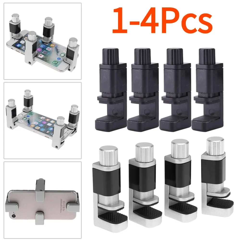 1/4Pc Adjustable Metal Clip for Mobile Phone Repair LCD Display Screen Fixture Holder Clamp Phone Repair Maintenance Clamps Tool