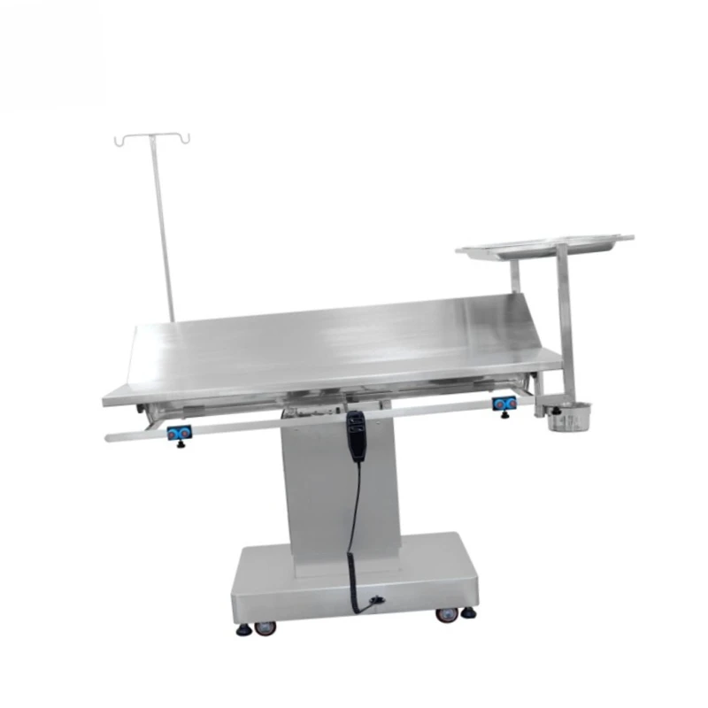 

Multifunction Pet Operating Table, Stainless Steel Electric Lifting for Dog Cat