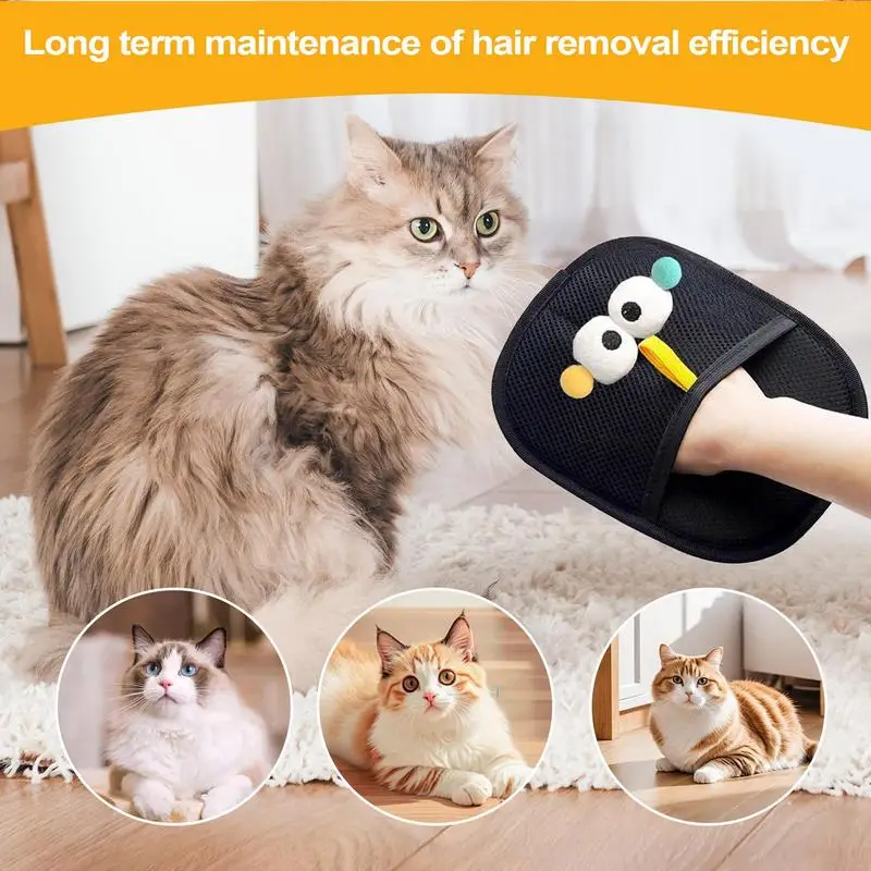 New Pet Grooming Gloves Electrostatic Cleaning Brush Pet Hair Remover To Remove Sofa Carpet Clothing Pet hair removal gloves