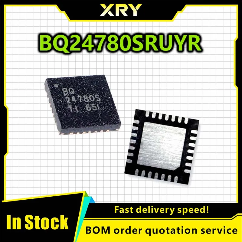 (5pcs) 100% New BQ24780S 24780S XQ24780S BQ24780SRUYR BQ24780SRUYT QFN-28 Chipset