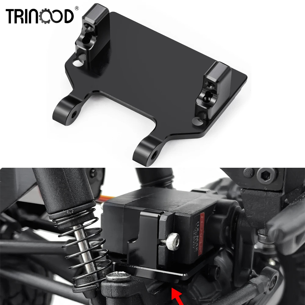 ﻿ TRINOOD Aluminum Alloy Servo Mount Bracket for 1/18 Ascent Rock Crawler Car Upgrade Parts