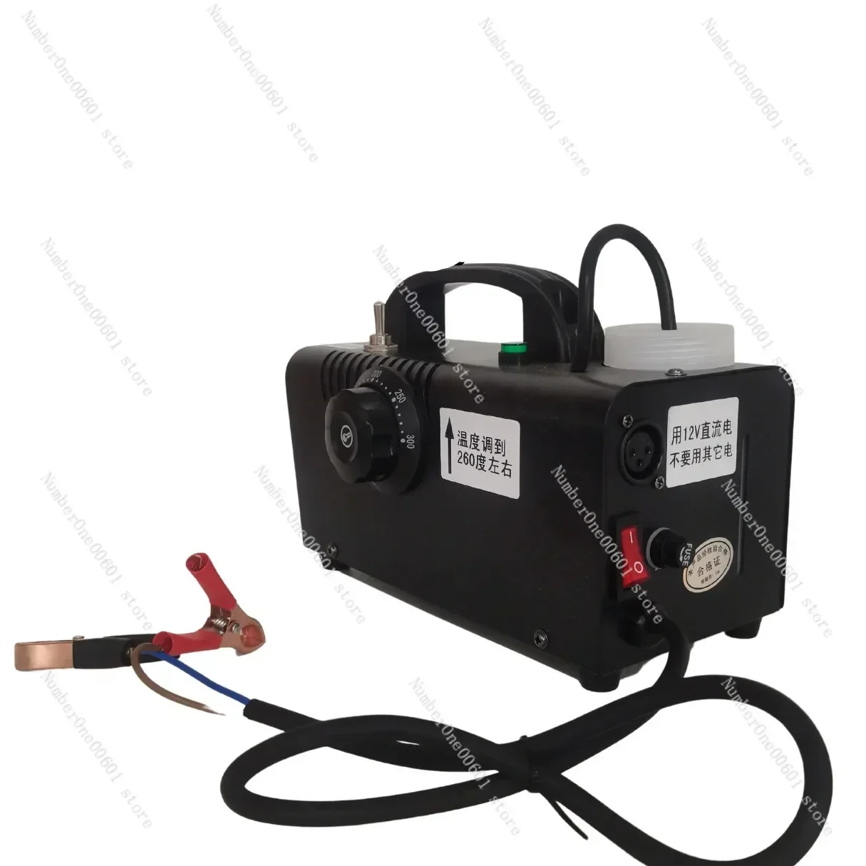 12V Fog Machine Special Effects Mobile Fog Machine, Outdoor Photography Portable Fog Machine needs to be connected to a battery