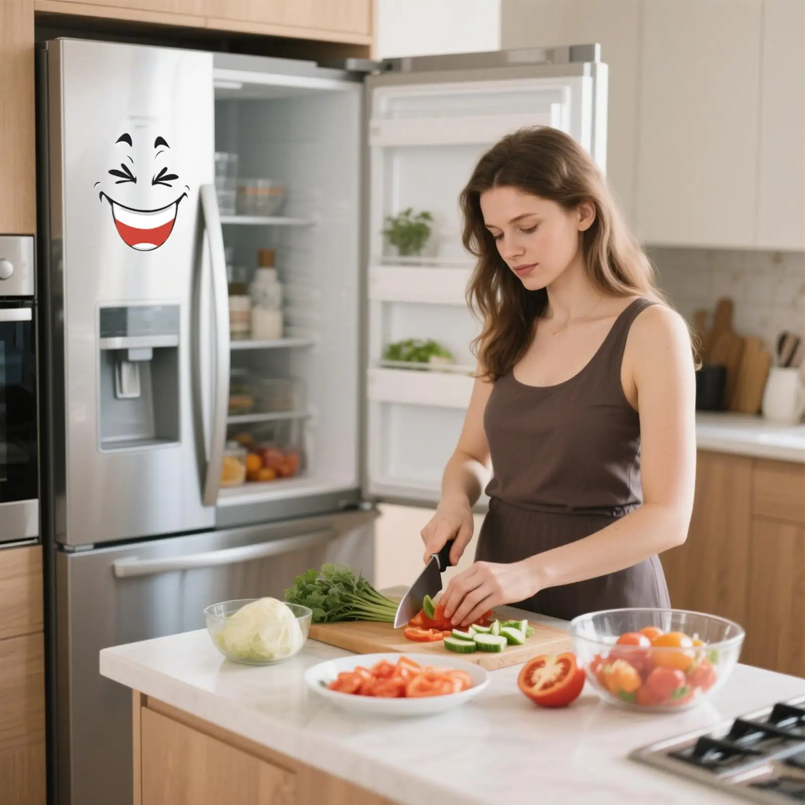 Trash Can Stickers Outdoor 4 Pieces Funny Expression Decals Cute Stickers Wall Decals Set For Toilet Lid Kitchen Bathroom