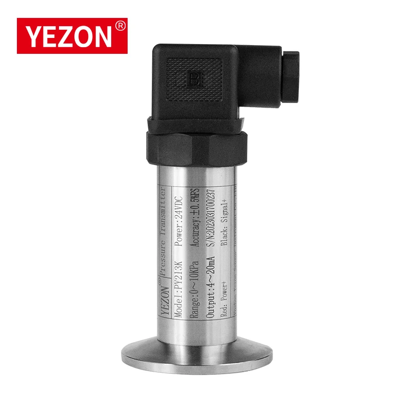 High Temperature 1.5'' 2'' Inch Quick Install Pasteurization Milk Flush Transducer Pressure Sensor Transmitter Industry PY213KH