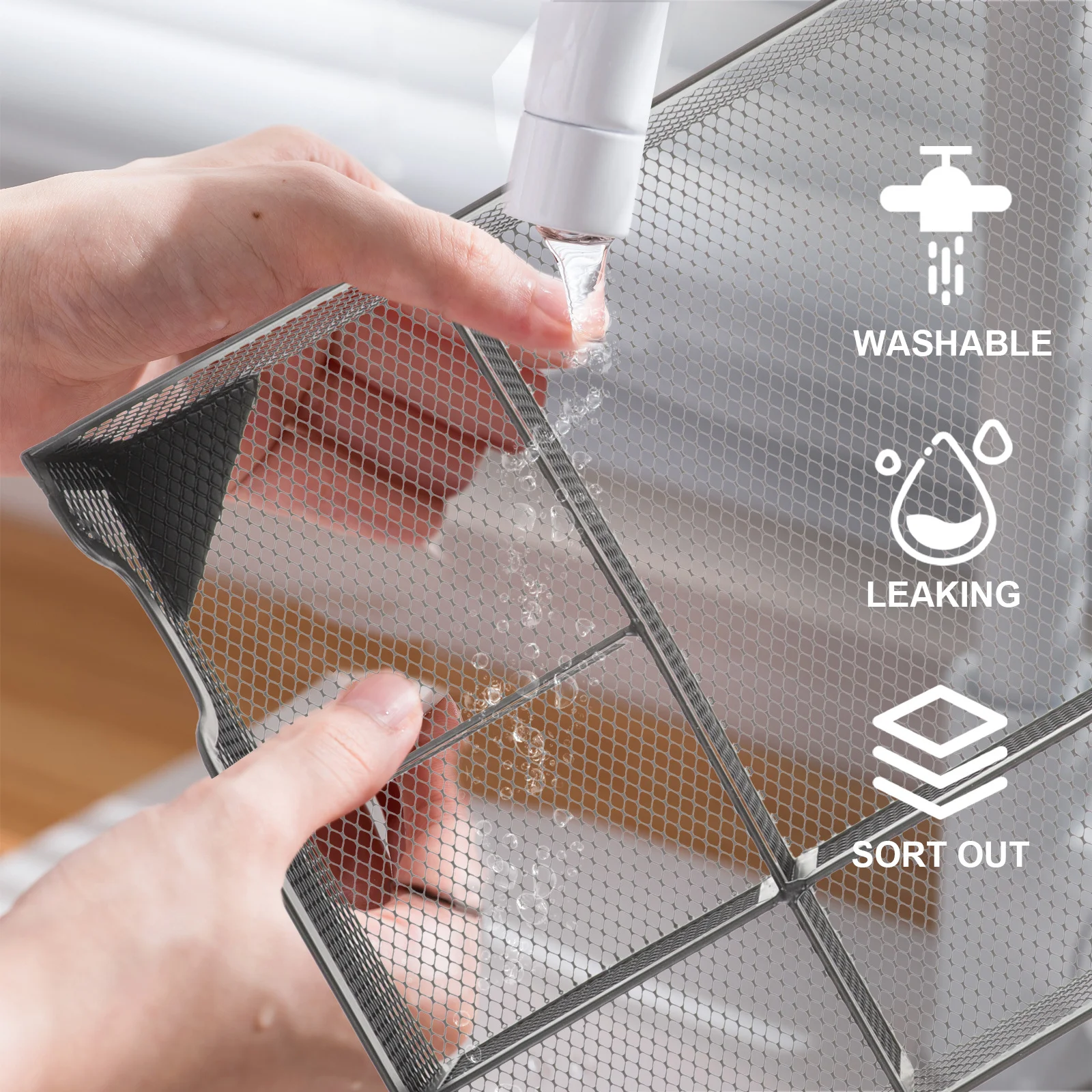 Simple Stylish Metal File Organizer Desktop Book Holder Office Accessory Magazine Storage Multi-Function Daily Use