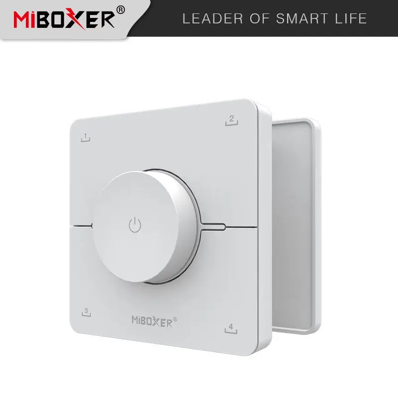 Imagem -06 - Miboxer-dimmer de Luz Led Inteligente 2in Zigbee 3.0 Mais 2.4g Mini Interruptor Rotativo k0 Ajuste Remoto do Painel Brilho da Temperatura de Cor