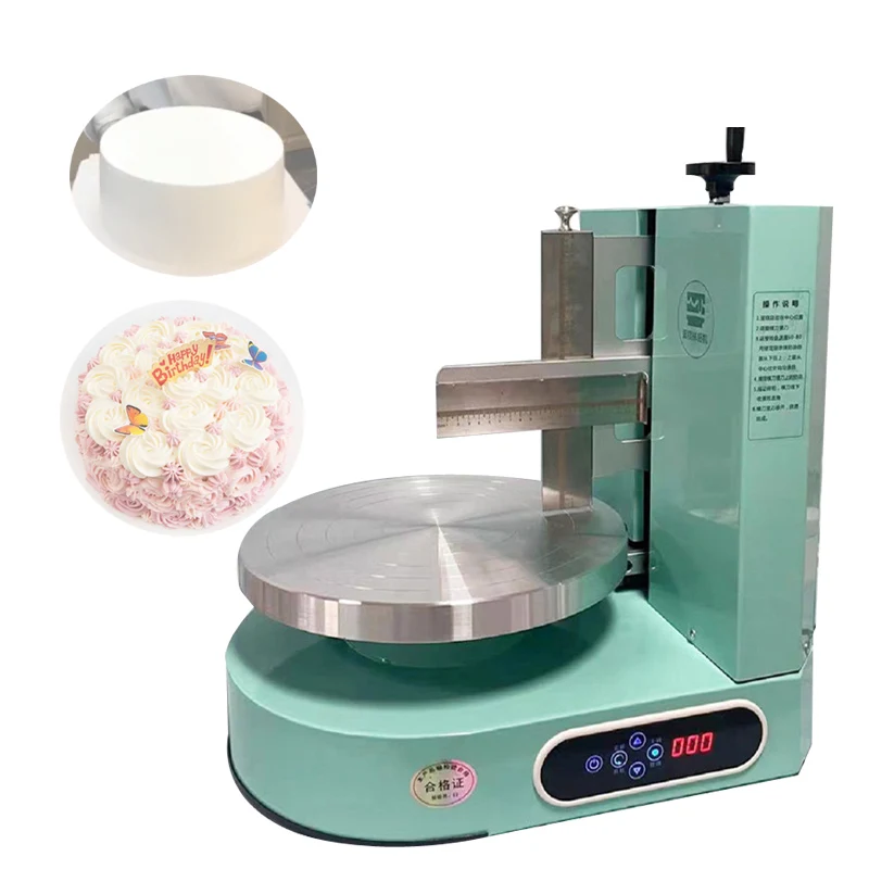 Electric Cream Spreader For Cake Shop Adjustable Speed Baking Equipment Cream Leveling Machine