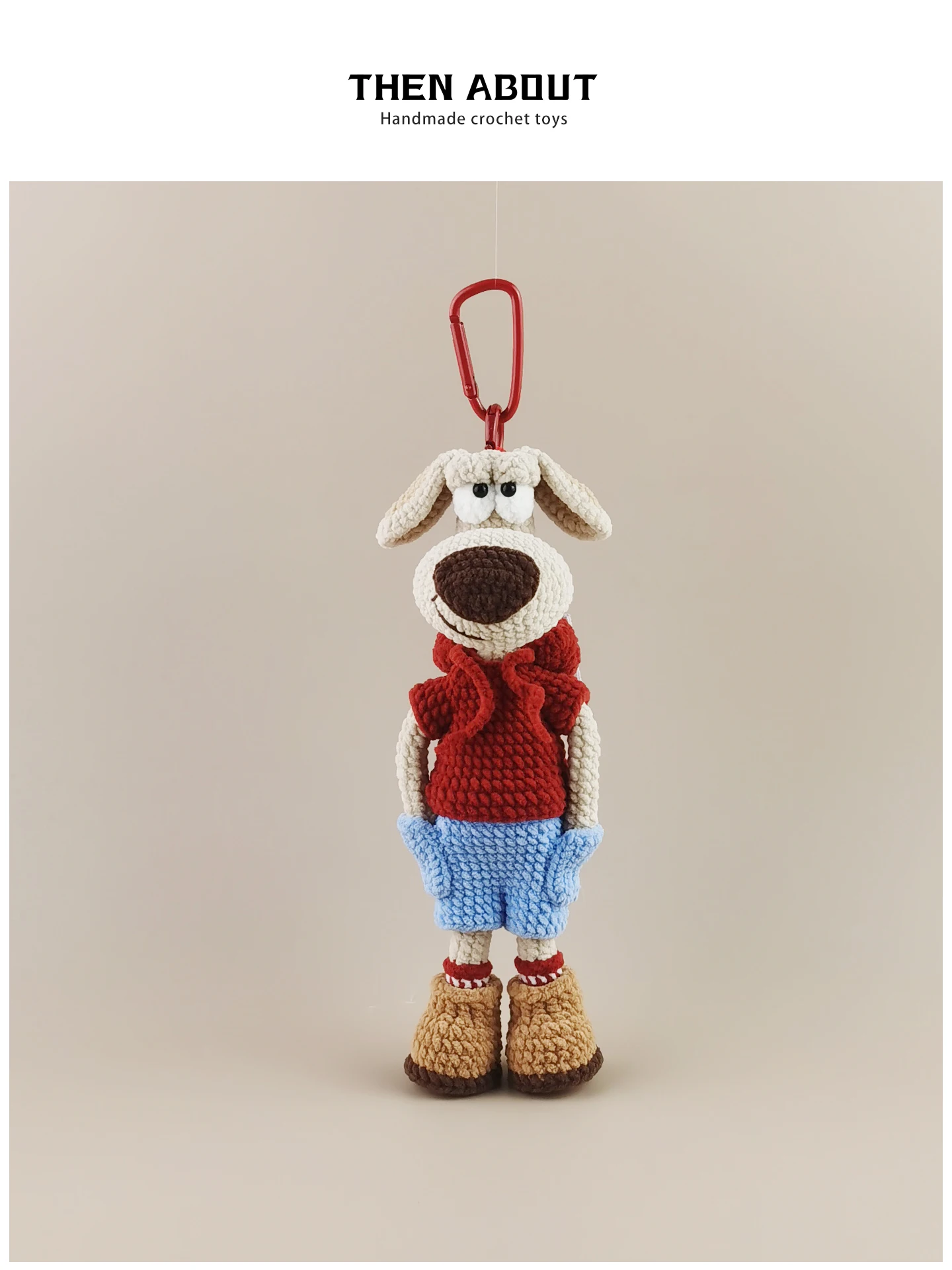 High-Cold Arrogant Little Dog Doll Bag Pendant Backpack School Bag Creative Accessories Quirky Gift Hanging Decoration