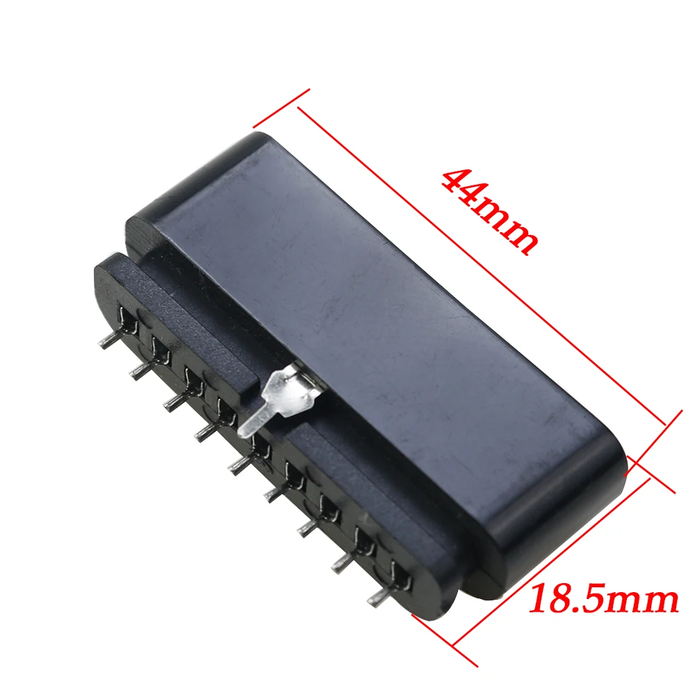 5pcs Black 9 Pin 90180 disgree Female Connector Game Controller Socket Slot for PS2 Console for playstation 2 Accessory