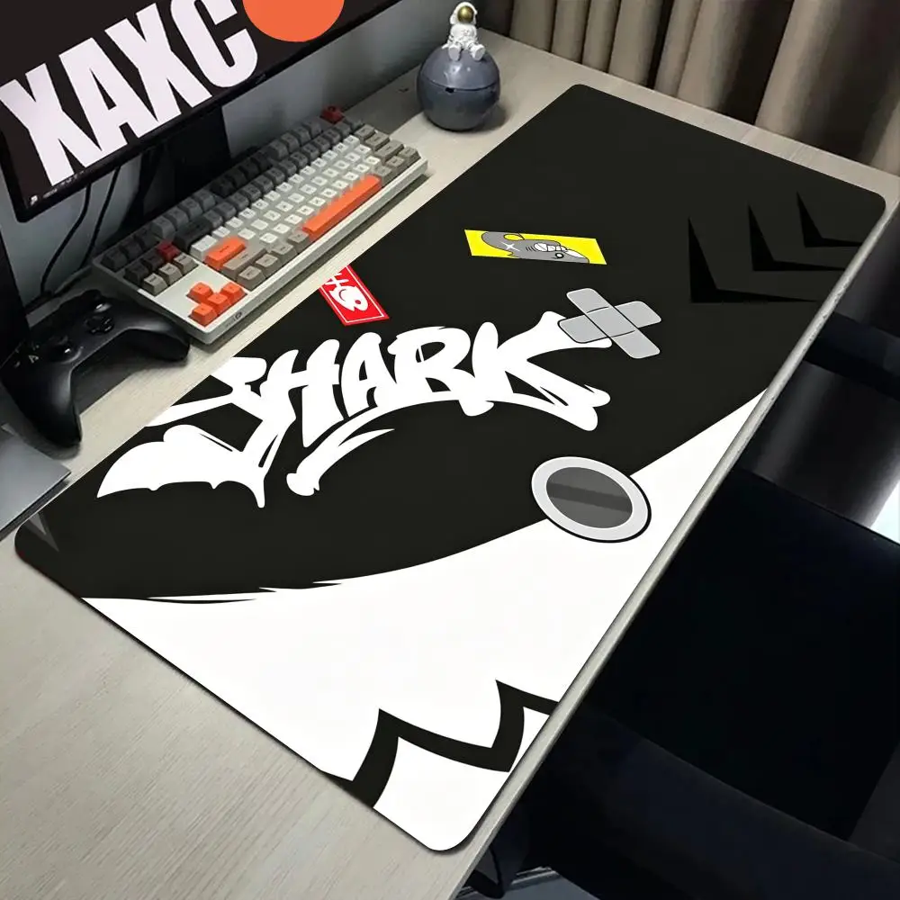 

HYBXAXC Anime S-Shark G-Graphic Mouse Pad Ellen Joe Tail Large Computer Office Game Keyboard Table Mat Rubber Anti-slip Desk Pad